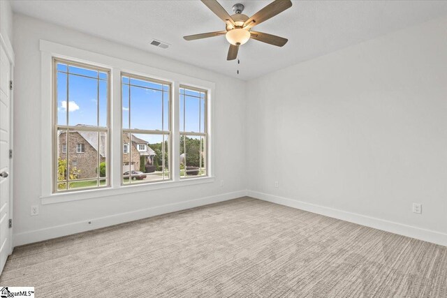 18 Double Crest Dr Lot 5, Taylors, SC 29685 - unfurnished room with ceiling fan and light colored carpet