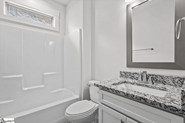 18 Double Crest Dr Lot 5, Taylors, SC 29685 - full bathroom featuring bathing tub / shower combination, vanity, and toilet