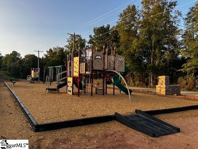 view of jungle gym