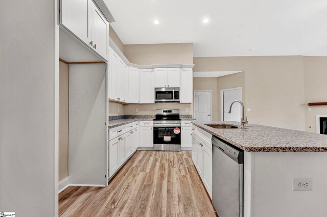 bathroom with concrete flooring and vanity