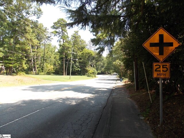 view of road