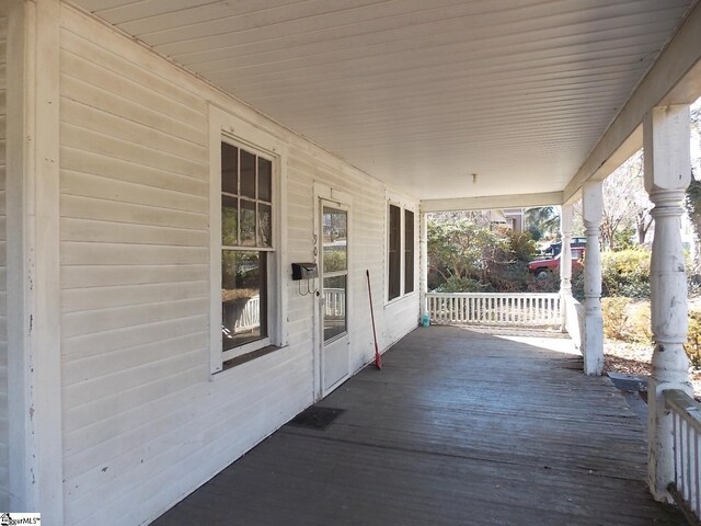 view of basement