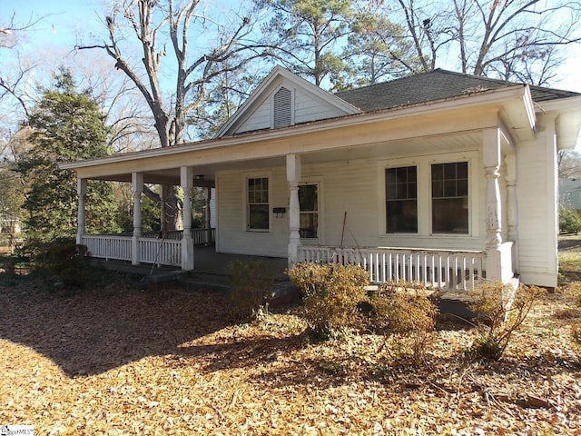 farmhouse with covered porch