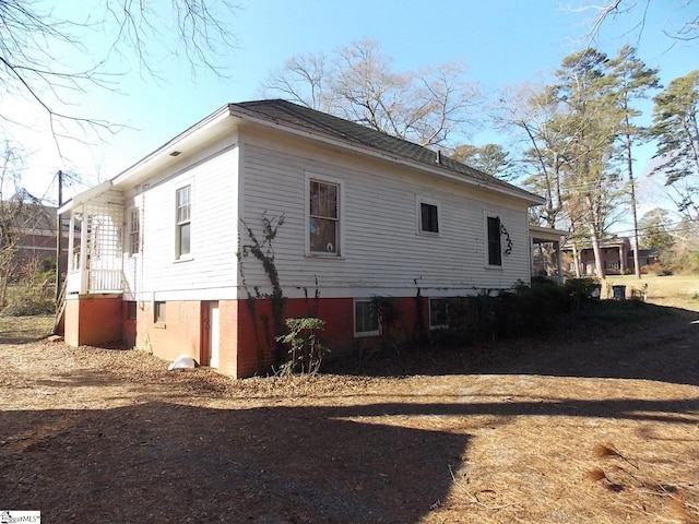 view of side of home