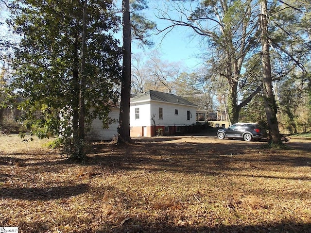 view of side of property