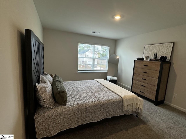 bedroom with carpet flooring