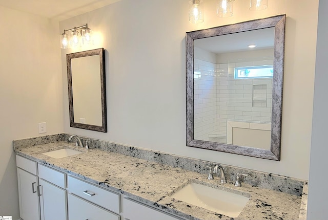 333 Alyssa Landing Dr Unit 72, Fountain Inn, SC 29644 - full bath with double vanity and a shower