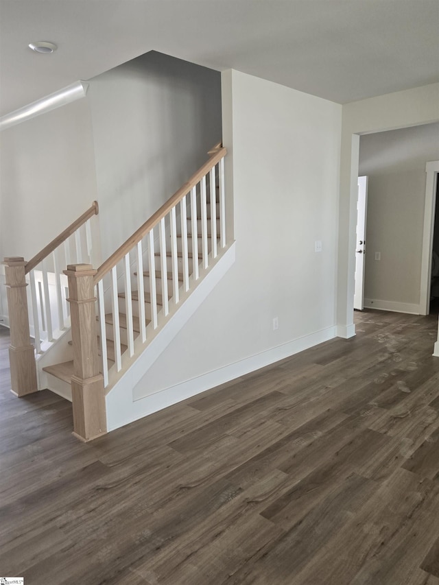 333 Alyssa Landing Dr Unit 72, Fountain Inn, SC 29644 - staircase featuring wood finished floors and baseboards