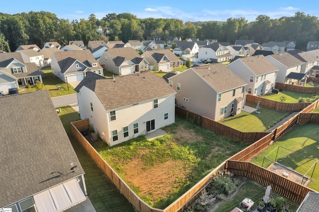 birds eye view of property featuring a residential view