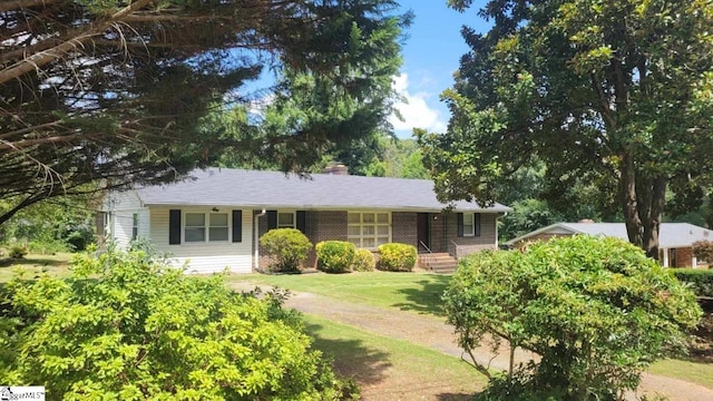 view of ranch-style house