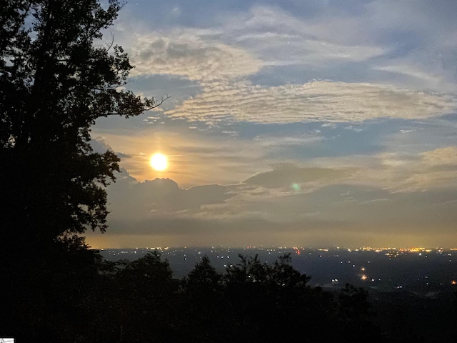 view of nature at dusk