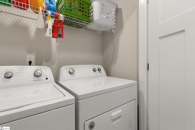 127 Addington Ln, Simpsonville, SC 29681 - laundry area with separate washer and dryer and laundry area
