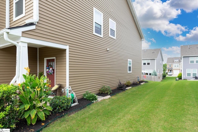 127 Addington Ln, Simpsonville, SC 29681 - view of side of property featuring a residential view and a yard