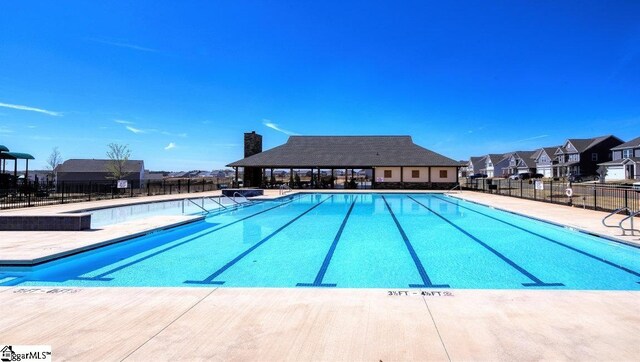 view of pool