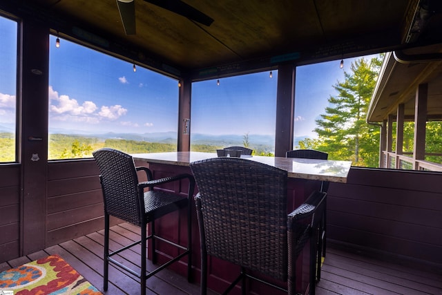 248 Bay View Dr, Salem, SC 29676 - deck featuring ceiling fan