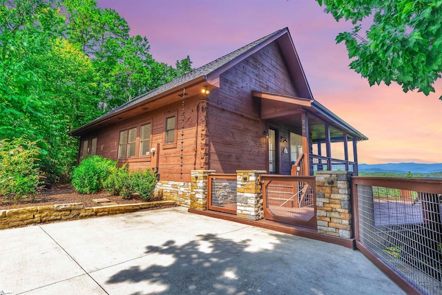 248 Bay View Dr, Salem, SC 29676 - exterior space featuring a patio and stone siding