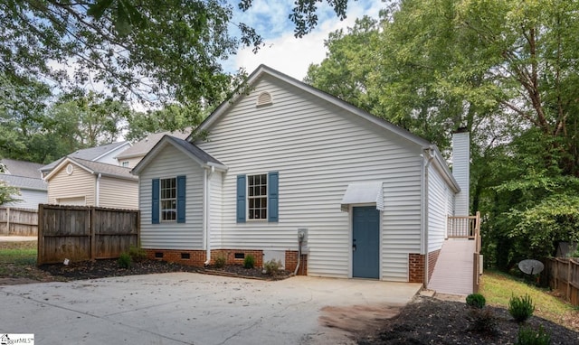 view of rear view of house