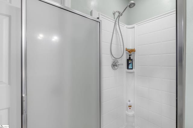 bathroom with walk in shower