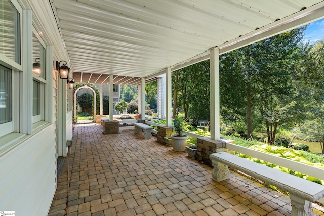 view of patio