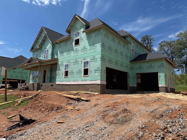 view of property in mid-construction