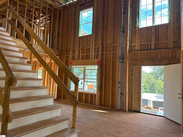 interior space with plenty of natural light