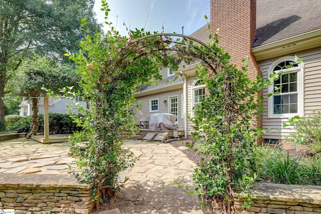 view of patio