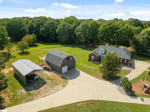 aerial view