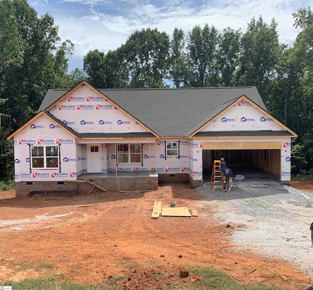 view of property in mid-construction