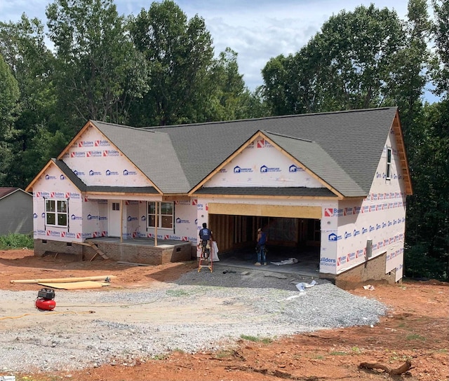 view of property under construction