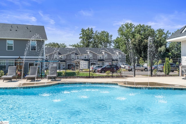 view of pool