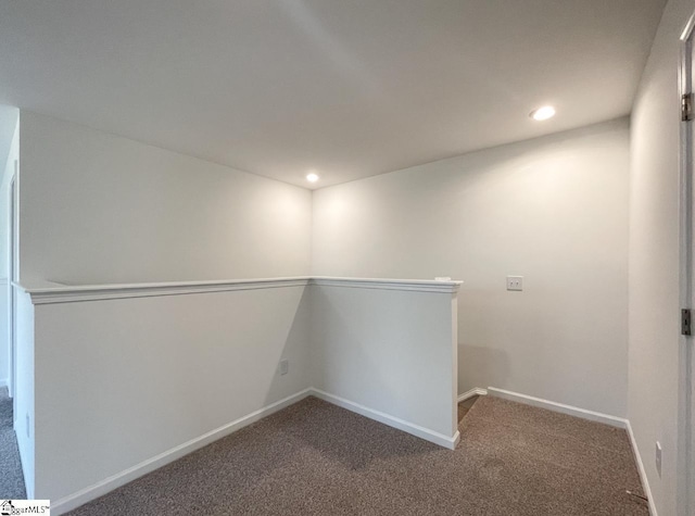 spare room featuring carpet flooring