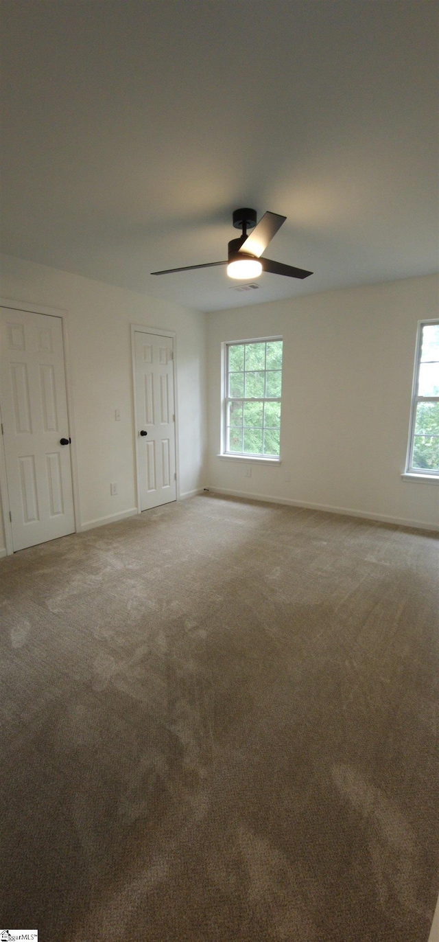 316 Windy Meadow Way, Simpsonville, SC 29680 - carpeted empty room featuring ceiling fan and baseboards
