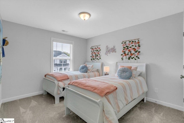 bedroom featuring carpet flooring