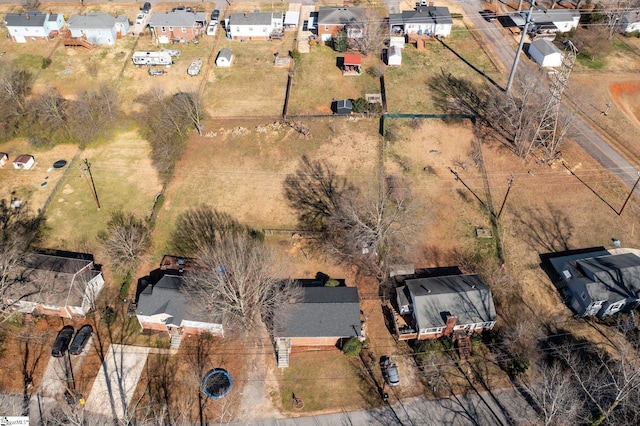 birds eye view of property featuring a residential view