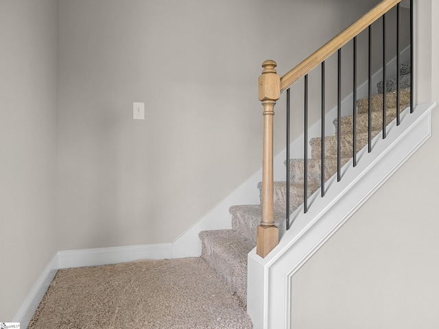 stairs with carpet