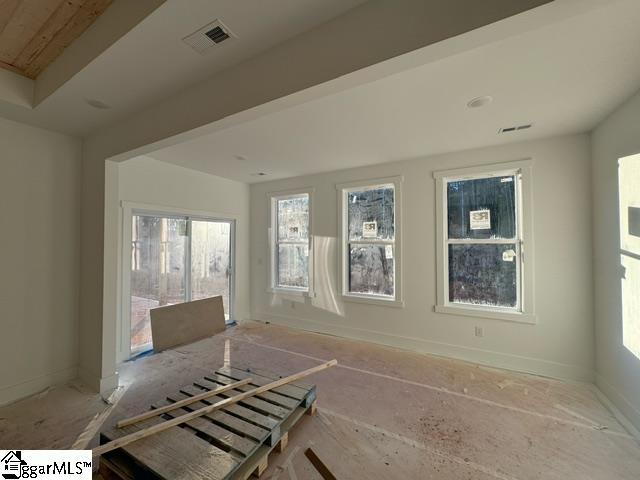 view of unfurnished living room