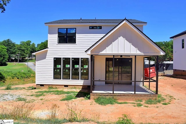 back of house featuring a patio