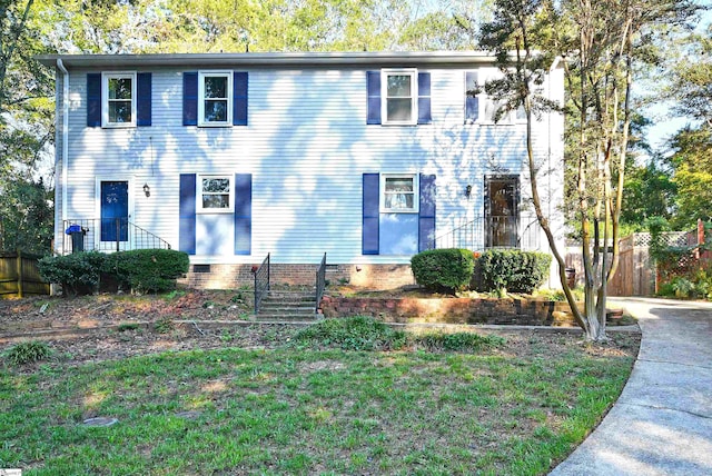 view of front of property