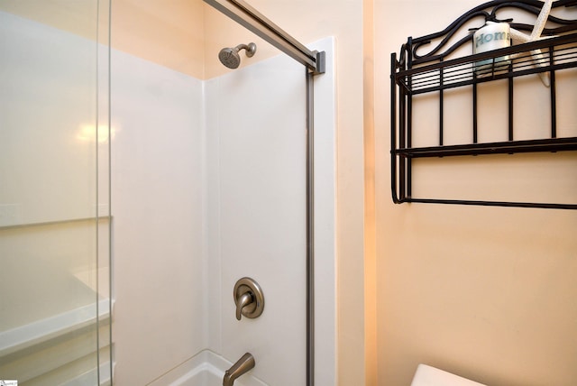 bathroom with walk in shower