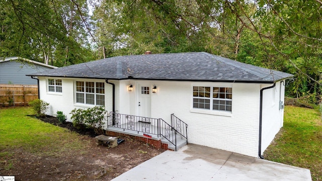 view of ranch-style house