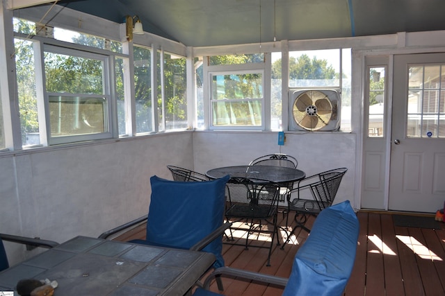 sunroom featuring a wealth of natural light