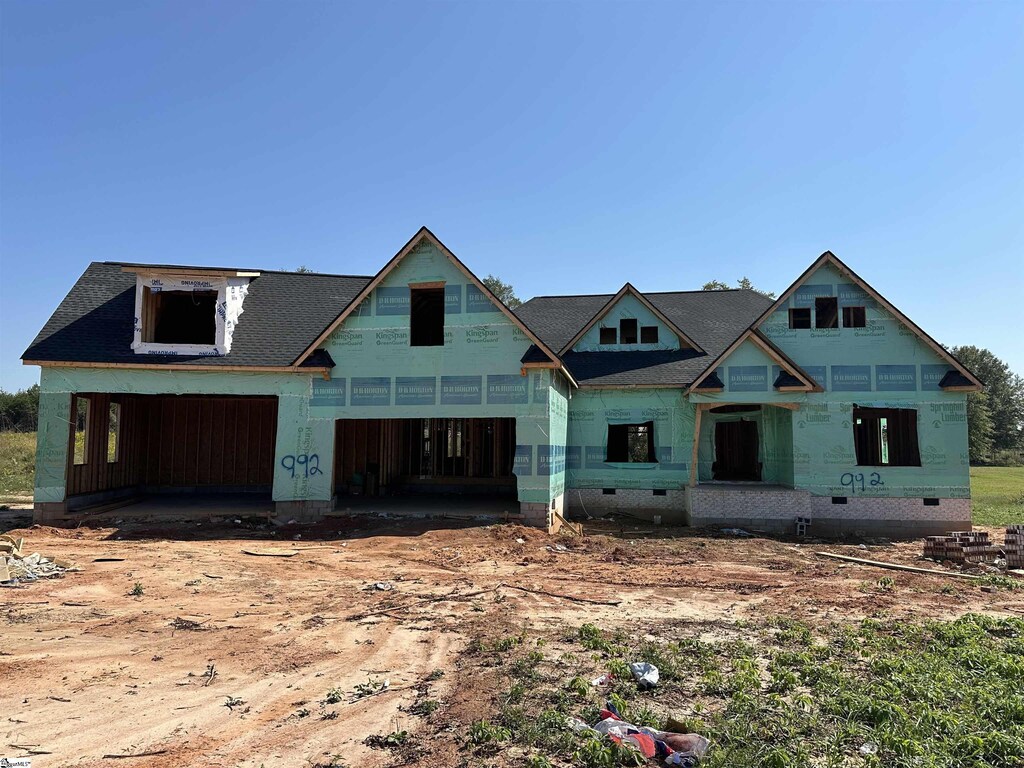 992 Bumblebee Ln, Wellford, SC 29385 - property under construction with crawl space