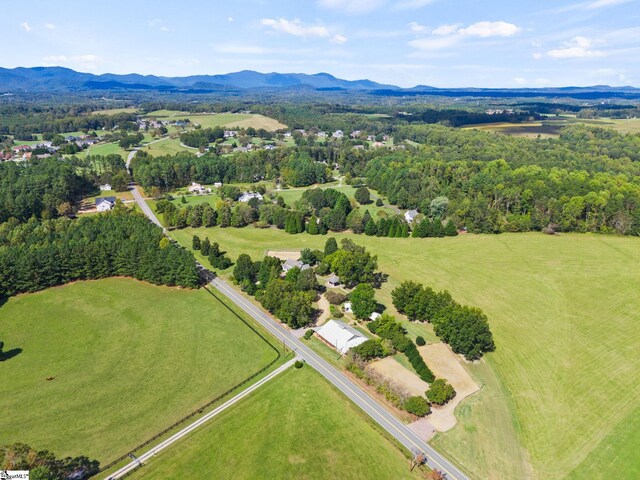 10490 New Cut Rd, Campobello, SC 29322 - bird's eye view of a mountainous background