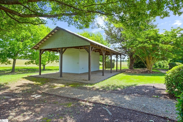 10490 New Cut Rd, Campobello, SC 29322 - view of property's community featuring a yard and a detached carport