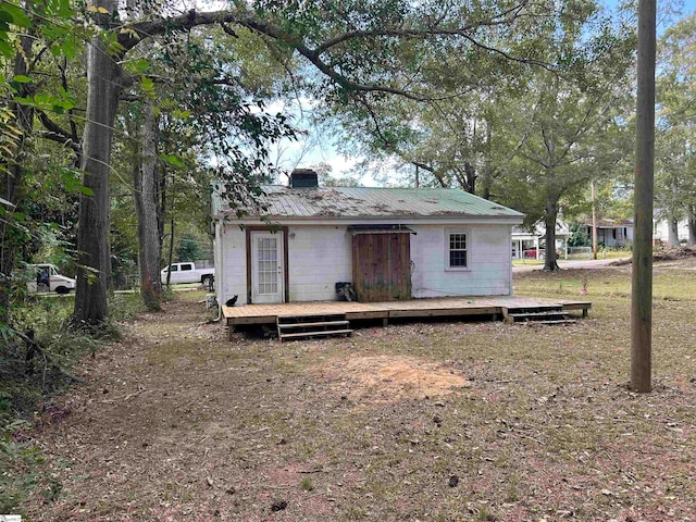 view of back of property