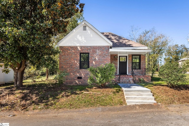 view of front of house featuring covered porch