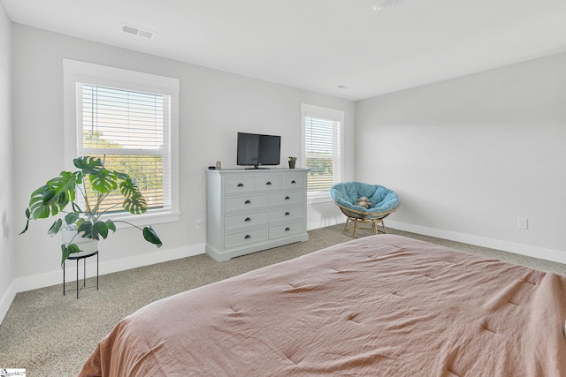 26 Shorncliffe Rd, Simpsonville, SC 29680 - bedroom featuring baseboards, visible vents, and light colored carpet