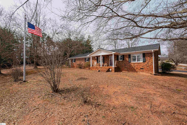 view of ranch-style home