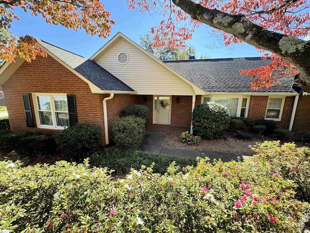 view of ranch-style home