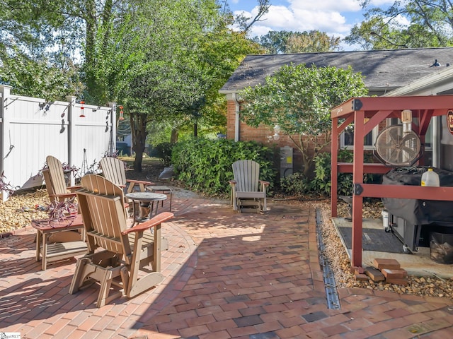 248 Greengate Ln, Spartanburg, SC 29307 - view of patio with fence